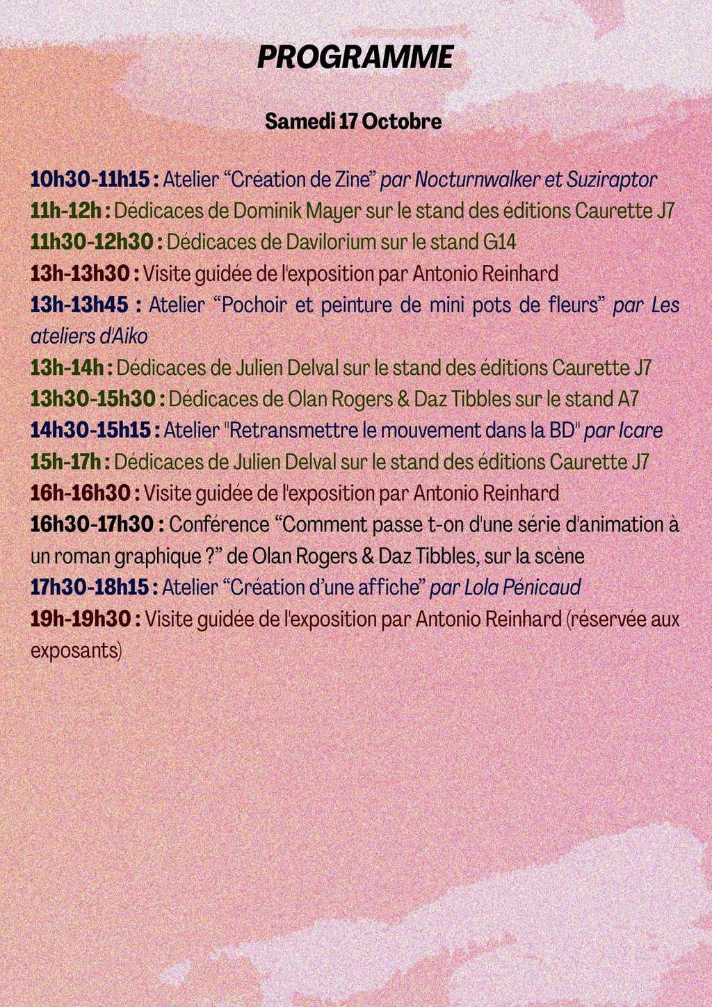 Yllustratown Festival Program