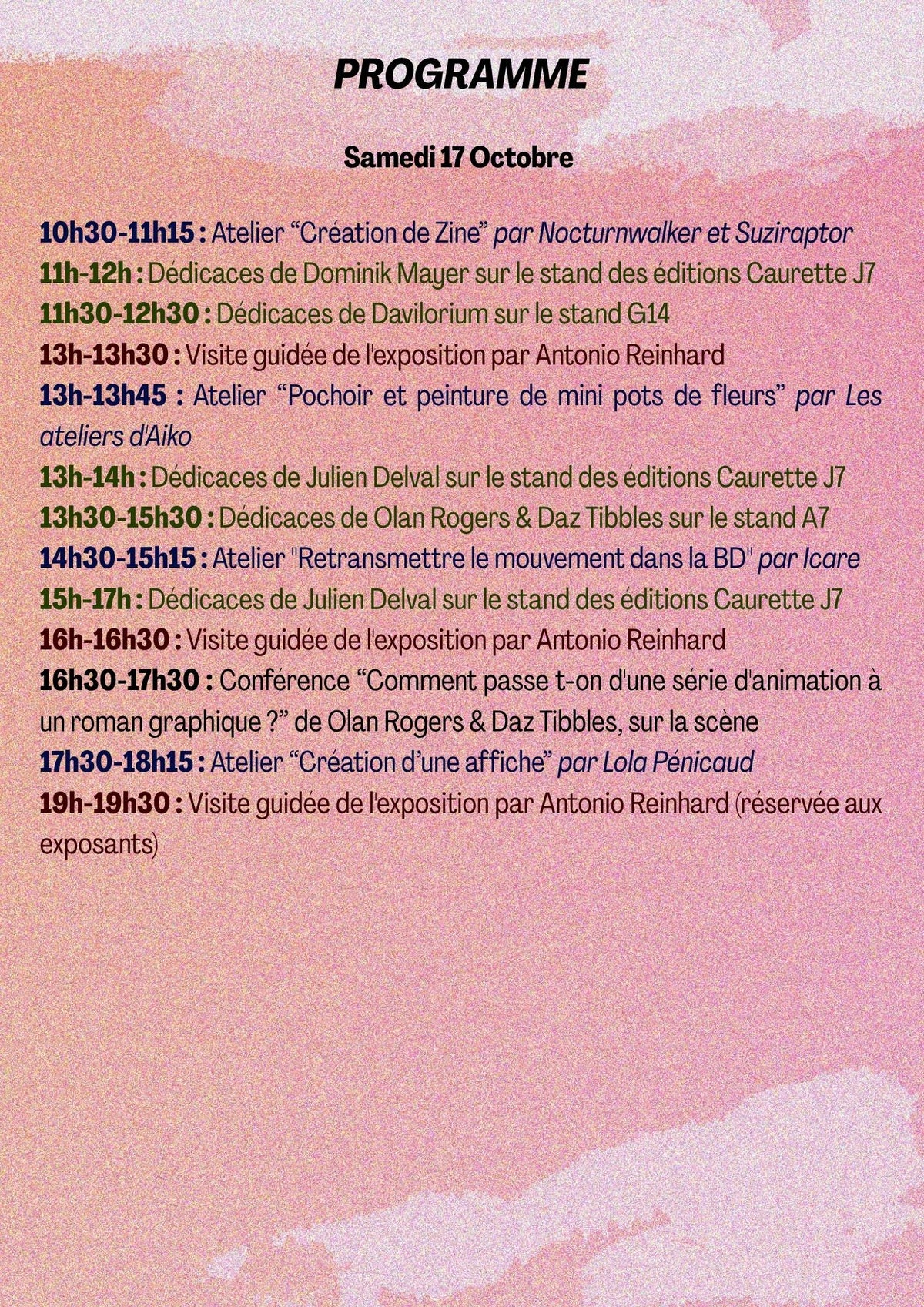 Yllustratown Festival Program