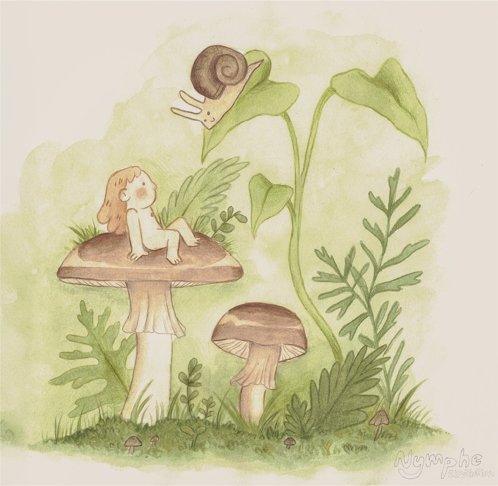 Nymphe Illustration